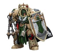 JOYTOY Warhammer 40K 1/18 - Figuras de acción Dark Angels Deathwing Knight Master con mayal del imperdonable modelo coleccionable