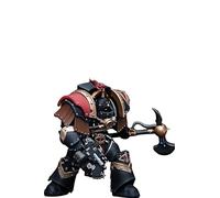 JOYTOY Warhammer 40K 1/18 - Figuras de acción de Hijos de Horus Justaerin Terminator Squad Justaerin con hacha de poder Carsoran, modelo coleccionable