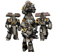JOYTOY Warhammer 40K 1/18 - Figuras de acción de Lron Warriors, 4 unidades, modelo coleccionable, cantidad parcial de preventa disponible alrededor de agosto.