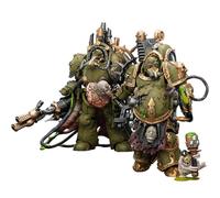 JOYTOY Warhammer 40K 1/18 Figuras de acción Death Guard Foul Blightspawn Señor de la Virulencia, 2 unidades, modelo coleccionable, regalos de cumpleaños, modelo de la serie Warhammer