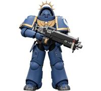 JOYTOY Warhammer 40K 1/18 Figuras de acción Game Edition Ultramarines Heavy Intercessor con rifle de perno pesado y pistola de cerrojo, modelo coleccionable de 5 pulgadas