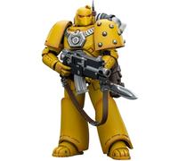 JOYTOY Warhammer 40K 1/18 Figuras de acción Imperial Fist MKVI Tactical Legionary 4.8 pulgadas Modelo coleccionable de regalos de cumpleaños