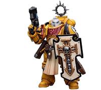 JOYTOY Warhammer 40K 1/18 Figuras de acción Primaris Space Marines Imperiales Puños Bladeguard Veterano Modelo coleccionable