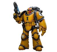 JOYTOY Warhammer 40K 1/18 Figuras de acción Puños Imperiales Legión MkIII Tactical Squad Sargento con Power Fist Modelo coleccionable
