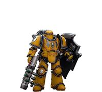 JOYTOY Warhammer 40K 1/18 Figuras de acción Puños imperiales Legion Mklll Breacher Squad Legion Breacher con pistola de gravitón Modelo de colección