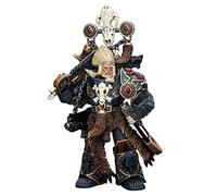 JOYTOY Warhammer 40K 1/18 Figuras de acción Space Wolves Geigor Fell-Hand Modelo coleccionable