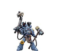 JOYTOY Warhammer 40K 1/18 Figuras de acción Space Wolves Lron Pries Jorin Fellhammer Modelo coleccionable