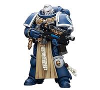 JOYTOY Warhammer 40K 1/18 Figuras de acción Ultramarines Sternguard Veterano con modelo coleccionable de plasma combinado