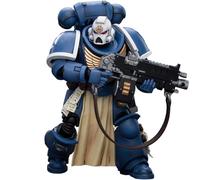 JOYTOY Warhammer 40K 1/18 Figuras de acción Ultramarines Sternguard Veterano con rifle de perno automático, modelo coleccionable