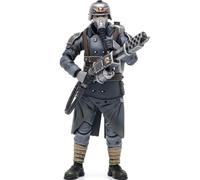 JOYTOY Warhammer 40k Astra Militarum Death Korps of Krieg Veteran Squad Guardsman con Flamer 1/18 Figura de acción Colecciona y Muestra Modelo