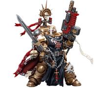 JOYTOY Warhammer 40k Black Templars High Marshal Helbrecht Figura de acción | Escala 1/18, 12.60 cm, regalos coleccionables, juguetes para niños mayores de 15 años y adultos