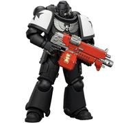 JOYTOY Warhammer 40k Black Templars Intercesor con rifle de perno, pistola de perno y espada de cadena 1/18, figura de acción para coleccionar y mostrar modelo