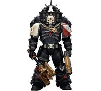 JOYTOY Warhammer 40K Blood Angels Lemartes with Jump Pack,Blood Crozius and Absolver Bolt Pistol 1/18 Action Figur,Collect And Show Model