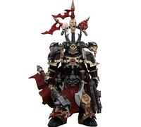 JOYTOY Warhammer 40k Chaos Space Marines, Chaos Space Marines Black Legion Chosen Champion with Bolter and Power Maul 1/18 Action Figure