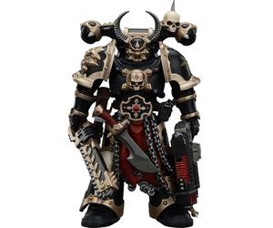 JOYTOY Warhammer 40k Chaos Space Marines, Chaos Space Marines Black Legion Chosen with Combi-melta and chainsword 1/18 Figura de acción
