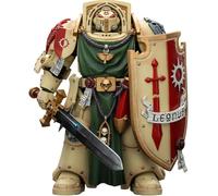 JOYTOY Warhammer 40K Dark Angels Deathwing Knight 2 with Power Sword, Storm Shield and Watcher in The Dark 1/18 Action Figur,Collect And Show Model