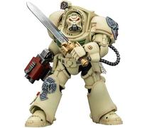 JOYTOY Warhammer 40K Dark Angels Deathwing Terminator 1 with Power Sword and Storm Bolter 1/18 Action Figur,Collect And Show Model