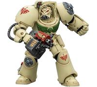 JOYTOY Warhammer 40K Dark Angels Deathwing Terminator 2 with Power Fist and Storm Bolter 1/18 Action Figur,Sammelund zeigen Model