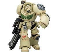 JOYTOY Warhammer 40K Dark Angels Deathwing Terminator 3 with Power Fist and Assault Cannon 1/18 Action Figur,Sammelund zeigen Model