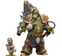 JOYTOY Warhammer 40K Death Guard Foul Blightspawn con rociador de plagas 1/18 Figura de acción