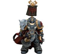 JOYTOY Warhammer 40k Horus Heresy Series, Space Wolves Legion Praetor con hacha de poder y escudo de combate 1/18, figura de acción coleccionar modelos, dedicada a ti que ama coleccionar