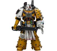 JOYTOY Warhammer 40k Imperial Fists Legion Apothecary 1/18 Figura de acción para coleccionar y mostrar modelo