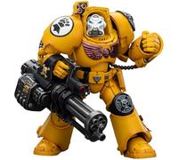 JOYTOY Warhammer 40K Imperial Fists Terminator 3 with Power Fist and Assault Cannon 1/18 Action Figur,Sammelund zeigen Model