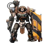 JOYTOY Warhammer 40K Iron Warriors Iron Circle Domitar-Ferrum Class Battle Automata with Karceri Battle Shield and Graviton Crusher 1/18 Action Figure