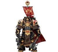 JOYTOY Warhammer 40K Sons of Horus Legion Cataphractii Praetor with Combi-Melta and Power Maul 1/18 Figura de acción, coleccionar y mostrar