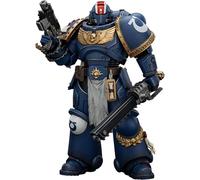 JOYTOY Warhammer 40k Space Marine 2, Ultramarines Lieutenant Titus-Collectors Edition 1/18 Figura de acción para coleccionar y mostrar modelo