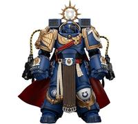 JOYTOY Warhammer 40k Space Marine 2, Ultramarines Marneus Calgar, Chapter Master MKX Gravis Armour y Guanteletes de Ultramar 1/18 Figura de Acción Colecciona y Muestra