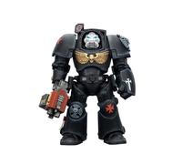 JOYTOY Warhammer 40K: Templarios Negros Terminator 2 con Puño de Poder y Bólter de Asalto Figura de Acción Escala 1:18