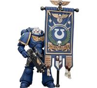 JOYTOY Warhammer 40k Ultramarines Heroes of The Chapter Primaris Ancient Posca 1/18 Figura de acción para coleccionar y mostrar modelo