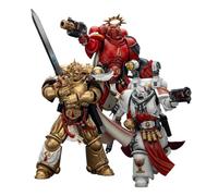 JOYTOY Warhammer - Figura de acción coleccionable de 40 K, escala 1/18, 5 pulgadas, Capitán Blood Angels, juego de 3