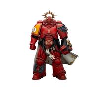 JOYTOY Warhammer - Figura de acción coleccionable de 40 K, escala 1/18, 5 pulgadas, capitán de ángeles de sangre, con pistola de inferno y puño de poder