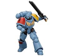 JOYTOY Warhammer - Figura de acción de lobos espaciales de 40 K, intercesor de lobos espaciales con rifle de perno, pistola de perno y espada de cadena, regalos coleccionables, juguetes para niños de