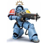 JOYTOY Warhammer JT03646 - Figura de acción a escala 1/18 40K, edición de juego, lobos espaciales, intercesor pesado con rifle de perno pesado y pistola de cerrojo, figura articulada para colección y