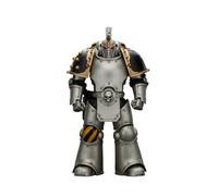 JOYTOY Warhammer The Horus Heresy 1/18 Figura de acción de 12.2 cm Iron Warriors Command Squad elegido con Legion Standard