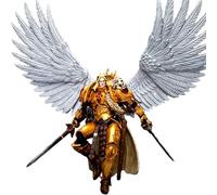 JOYTOY Warhammer The Horus Heresy 1/18 Figuras de acción Blood Angels Sanguinius Primarch of The IXth Legion Ver.2 7.4 pulgadas Modelo coleccionable Regalos de cumpleaños Cantidad parcial de preventa