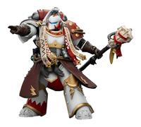 JOYTOY White Scars Stormseer Consul Warhammer 40K 1/18 Figuras de acción Cicatrices Blancas Cicatrices Stormseer Cónsul con Personal de Fuerza y Pistola de Perno Modelo Coleccionable 4.84 pulgadas