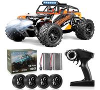 JOYTREKY Coche Teledirigido - 1:18 Coche RC con Luces Led 40 Km/H RC Car con Pulverizador 2,4 GHz Todoterreno 2 BateríAs Recargables