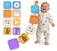 JOYVOVO Juguetes Montessori 1 años, Juguete bebé 1 año, Busy Board Cubo Actividades Bebé para Niños y Niñas, Juguetes Sensoriales Montessori, Juguetes de Viaje para 1 a 3 Años, Regalos para Bebés