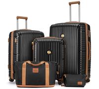 Joyway Juego de Maletas, 3 Piezas Set Trolley de Viaje, Equipaje Mano Cabina de PP, con TSA Cerradura y Ruedas Multiángulo Spinner -20/24/28 Pulgadas