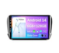 JOYX - [6G+128G] - Android 11 Autoradio para Peugeot 2008 208 (2012-2018) - Inalámbrico Carplay/Android Auto - Cámara & Mic - IPS 10.1 Pulgada 2 DIN - DSP Dab 4G WLAN Volante 360-Cámara Fast-Boot BT