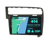 JOYX Android 10 Radio para Golf 7 (2013-2018) - [2G32G] - Cámara Trasera Canbus Gratis - 2 DIN - 10.1 Pulgadas IPS 2.5D Pantalla - Soporte Dab Control de Volante Bluetooth WLAN Carplay 4G Mirrorlink