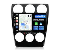 JOYX Android 12 Autoradio para Mazda 6 Atenza (2002-2014) - [4G+64G] - Built-in DSP/Carplay/Android Auto - Gratis Cámara Mic - 9 Pulgada 2 DIN - Apoyo Dab 4G WLAN BT5.0 Volante 360-Cámara Fast-Boot