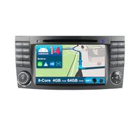 JOYX Android 13 Radio para Mercedes-Benz E-Class W211 | CLS Class W219 - [4G+64G] - Built-in DSP/Carplay/Android Auto - 2 DIN - Cámara Mic Gratis - Soporte BT Dab Volante WLAN 360-Cam Fast-Boot