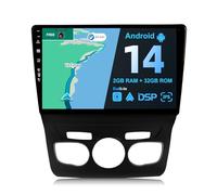 JOYX Android 14 Autoradio Para Citroen C4 C4L DS4 (2013-2017) - 2G+32G - [Built-in Carplay/Android Auto/GPS] - GRATIS Cámara trasera - 10.1 Pulgada 2 Din -Apoyo DAB 4G WLAN Bluetooth Volante Fast-Boot