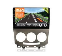 JOYX Android 14 Autoradio para Mazda 5 (2005-2010) - [4G+64G] - [Built-in DSP/Carplay/Android Auto] - Gratis LED Cámara - 9 Pulgada 2.5D Pantalla - 2 DIN - Apoyo Dab 4G WLAN BT5.0 Volante 360-Cámara