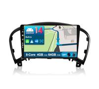JOYX Android 14 Autoradio para Nissan Juke J15 (2010-2019) / YF15 Infiniti ESQ (2011-2017) - [4G+64G] - Built-in DSP/Carplay/Android Auto - Gratis Cámara - 9” 2 DIN - Dab 4G WLAN 360-Cámara Fast-Boot